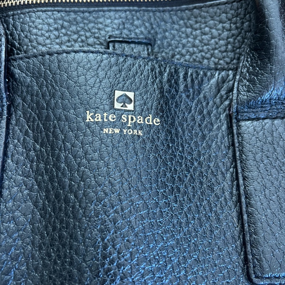 Kate Spade Black Textured Leather Bag